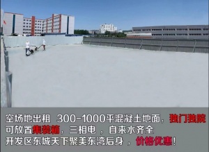 lyb空场地出租 300-1000平混凝土地面，独门独院可放