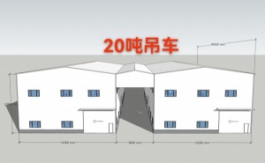 开发区杏花里附近新建单层高举架厂房出租，吊车20吨，面积10